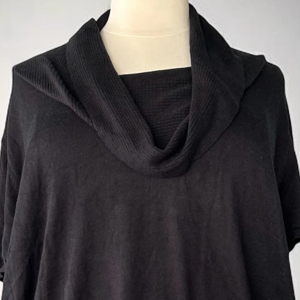 NWT!Liz & Me Black Cowl Neck Sweater Size 4X
